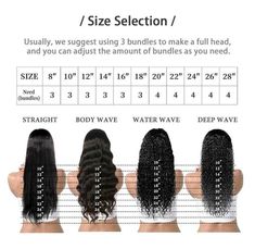 Material: 100% human hair Hair Grade: 9A Texture: Body Wave, Deep Wave, Straight, Water Wave Color: Natural Color Length: 10-28 inches bundles lengthFeature: Shedding free, no tanglingUnit Weight: 100g(+/-5g) each bundle Hair Life: Over 12 months (depending on use and care) Shipping and delivery: Local Pickup & Shipping(USPS priority mail) Weave Length Chart, 16inch Sew In Weave, 16 Inch Sew In Weave, Boho Braid Ponytail, Body Wave Sew In, Leave Out Quick Weave, Sew In Leave Out, Water Wave Weave, Deep Wave Sew In