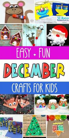 easy and fun december crafts for kids