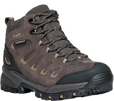 These boots were made for walking. Whether he's hitting the hills or the trails, these men's boots make the perfect hiking partner. From Propet. Rugged Waterproof Boots For Camping, Rugged Hiking Boots Impact Resistant, Rugged Hiking Boots With Impact Resistance, Rugged Impact-resistant Boots For Adventure, Rugged Impact Resistant Boots For Adventure, Rugged Impact-resistant Adventure Boots, Rugged Durable Boots For Camping, Rugged Gore-tex Boots For Camping, Durable Rugged Boots For Camping