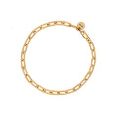 One of our most adored chains that will make you stop and stare. 14K gold-filled and created the perfect texture with your favorite bracelet stack. How we style our bracelets: The world is at your wrist when styling our signature bracelets. They stack well with others, so don’t be shy! Add bangles, charms, and chains for a statement that will turn heads. For a minimal approach, we’re all about solo-wear. Nothing but good choices here. 7" total length 1/8" thick 14k gold-filled or sterling silver Adjustable 14k Gold-filled Paperclip Chain Bracelet, Gold-tone Oval Link Bracelet For Everyday, Trendy 14k Gold Tarnish-resistant Bracelets, Timeless Everyday Cable Chain Bracelets, Timeless Everyday Bracelets With Cable Chain, Classic Gold Bracelet With Cable Chain, Gold Bracelet With Rectangular Cable Chain Links, Everyday Gold-tone Paperclip Bracelet With Cable Chain, Adjustable Gold-tone Paperclip Bracelet For Everyday