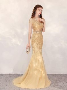 Beaded Prom Dress, Mermaid Evening Dresses, Formal Dresses For Women, Prom Dresses Long, Evening Dress, Long Dress, Formal Dresses Long, Evening Dresses, Prom Dresses