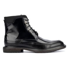 The Harlem boot keeps you looking sharp and tailored, even as temperatures drop. Boasting an elegant lace up design, it blends sophistication with practicality. Crafted for all day comfort, the boot features durable materials that can handle the elements while maintaining a polished appearance. Whether worn with suits or casual outfits, the Harlem boot adds a refined touch to any look. Its timeless style and versatile functionality make it the perfect choice for staying stylish and comfortable a Formal Winter Lace-up Chukka Boots, Black Wingtip Lace-up Boots For Business, Business Lace-up Boots With Cap Toe For Winter, Formal Winter Lace-up Boots With Rubber Sole, Black Goodyear Welted Lace-up Boots For Business, Business Lace-up Boots With Reinforced Heel And Plain Toe, Formal Winter Boots With Brogue Detailing, Winter Formal Boots With Brogue Detailing, Formal Winter Moc Toe Chelsea Boots