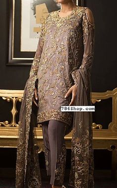 Mauve Chiffon Suit -  Pakistani Party Dresses and Formal Wear Pakistani Dresses Online Shopping, Pakistani Shalwar, Chiffon Suit, Pakistani Party Wear Dresses, Pakistani Women Dresses, Suit Pakistani, Pakistani Formal Dresses, Pakistani Dresses Online, Pakistani Clothes