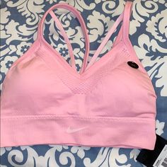 Brand New Nike Sports Bra Sports Bra With Built-in Bra For Training In Spring, Spring Training Sports Bra With Built-in Bra, Spring Training Sports Bra, Sporty Seamless Sports Bra For Spring, Seamless Activewear For Sports In Spring, Seamless Activewear For Spring Sports, Spring Seamless Activewear For Sports, Spring Sports Seamless Activewear, Nike Seamless Sports Bra