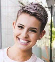 Corporate Haircut, Butch Haircuts, Soft Butch, Brown Pixie, Brown Pixie Cut, Super Short Haircuts, Shaved Hair Cuts, Short Sassy Haircuts, Very Short Haircuts