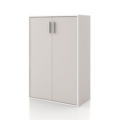 Left facing durable modern two-door taupe grey storage cabinet with silver handles on a white background Small Food Pantry, Kitchen Taupe, Setting Room, Food Pantry Cabinet, Modular Cabinet, Drawer Cabinets, Bookcase With Doors, Cube Storage Organizer, Modular Cabinets