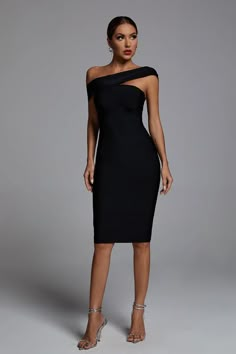 Off Shoulder Cocktail Dress, Body Con Dress Outfit, Stella Dress, Sleeveless Skirt, Cocktail Attire, Body Con Dress, Stylish Clothes For Women, Dress Medium, Black Cocktail Dress