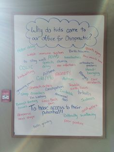 Weekly whiteboard chiropractic fun facts Work Sayings, Chiropractic Assistant, Care During Pregnancy