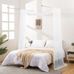 PRICES MAY VARY. Premium quality fabric : Our premium sheer scarfs are made from high thread voile polyester, making them strong, long-lasting, and less likely to rip or tear. Bed canopy scarf curtain Includes 1 long length 52" x 144" voile valance scarf. Perfect Decoration : Our sheer fabric window scarves can be used to top a window, make a bed canopy, decorate a child's room, kids canopy, or even for mosquito protection. Multifunction : Scarves can be used for wedding backdrop, baby shower ba Double Bed Canopy, Canopy Drapes, Kids Bed Tent, Bed Canopy Curtains, White Bed Canopy, White Canopy Bed, Twin Canopy Bed, Princess Canopy, Princess Canopy Bed