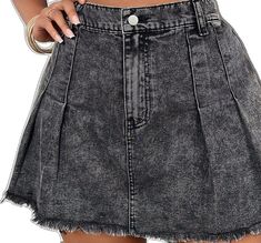 Black Mini Pleated Skirt, Back To School Y2k, Plus Size Denim Skirt, Y2k Halloween, Mini Pleated Skirt, Clothes Y2k, Back To School Clothes, School Skirt, Plus Size Denim