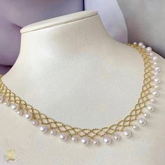 This is a classic pearl string necklace. Classic never goes out of style. Product Information OriginJapan MaterialAkoya Pearl and 18k Gold DimensionsNecklace length 40-45cm (Adjustable)  Pearl Shaped: Round Size: 3-6 mm Quality: AAA Nacre: Very Thick Color: White Luster: Aurora  Accessories Metal: 18k Gold Other: None Elegant Pearl Pendant Chain Necklace For Jewelry Making, Luxury Pearl Chain Necklace For Wedding, Elegant Single Strand Gold Bridal Necklace, Elegant Gold Single Strand Bridal Necklace, Elegant Pearl Drop Chain Necklace For Formal Occasions, Yellow Gold Pearl Necklace With Round Beads Pendant, Elegant Akoya Pearl Round Bead Necklaces, Elegant Akoya Pearl Necklace In Yellow Gold, Elegant Akoya Pearl Chain Bridal Necklace