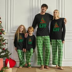 Looking for original gifts for relatives? Visit our store and check out our new Christmas pajamas set for family! Size: Youth PJ Set M.  Color: Multicolor.  Gender: female.  Age Group: adult. Casual Green Christmas Sets, Casual Cotton Christmas Sets, Family Matching Christmas Sets For Pajama Party, Family Matching Christmas Cotton Sets, Family Matching Sets For Christmas Pajama Party, Christmas Cotton Sleepwear, Green Cotton Christmas Sets, Green Cotton Sets For Holiday, Green Long Sleeve Holiday Sleepwear