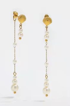 The minimalist design allows these earrings to seamlessly complement any outfit, whether you're heading to the office, a formal event, or a casual outing. Lightweight and comfortable, they offer all-day wear with a subtle yet captivating charm. Elegant Tarnish Resistant Metal Clip-on Earrings, Elegant Metal Clip-on Hoop Earrings, Elegant Clip-on Metal Hoop Earrings, Chic Formal Dangle Pearl Earrings, Chic Dangle Pearl Earrings For Formal Occasions, Minimalist Formal Drop Clip-on Earrings, Minimalist Drop Clip-on Earrings For Formal Occasions, Minimalist Drop Earrings For Formal Occasions, Elegant Metal Linear Earrings