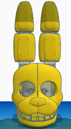 This is The Silver Eyes SpringBonnie 3D model file cosplay mask, which includes moveable ears and opening jaw THIS IS A 3D MODEL FILE, NOT A PHYSICAL PRODUCT. We had to change some parts from the original design so its up to standard a lot more with some details and how the jaw mechanism works. For how to assemble the mechanisms we will be making a video on what you will need to assemble it. Note, this does not come with the human model and we will not be making a tutorial yet on how to apply th Human Model, Fnaf Costume, Fnaf Crafts, Pikachu Coloring Page, Silver Eyes, Spring Bonnie, Clothing Templates, The Mechanisms, Cosplay Mask