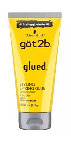 Got2b Glued Styling Spiking Glue Water Resistant 6 OZ 170g NEW. Got2b Gel, Got2b Glued, Birthday Things, Hair Gel, Cool Hairstyles, Glue, Health And Beauty, Hair Care, Water Resistant