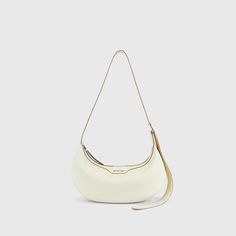 Color: Milkshake White Nature Meaning, Smiley Faces, Everyday Carry, Smiley Face, White Bag, Versatile Style, The Chic, Shoulder Handbags, Running Errands