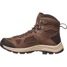 The Breeze Hiking Boot boot features premium leather uppers, ankle support, and ventilating mesh that keeps our feet cool on demanding, warm-weather hikes. This latest rendition is now several ounces lighter and features VasqueDry waterproofing and Vasque Trail Slider soles for a quality hiking and backpacking boot that won't break the bank. Breathable Lace-up Leather Boots, Hiking Boots With Protective Feet And Round Toe, Rubber Sole Ankle Boots For Hiking, Ankle Boots With Rubber Sole For Hiking, Breathable Leather Lace-up Boots, Breathable Ankle-high Outdoor Boots, Breathable Ankle-high Boots For Outdoor, Breathable Leather Work Boots With Round Toe, Waterproof Mid-top Walking Boots