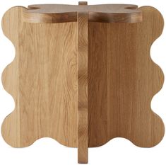 Gustaf Westman Objects Brown Mini Curvy Side Table Gustaf Westman, Organic Furniture, Oak Side Table, Curved Wood, Side Table Wood, Entry Table, Accent Furniture, Woodstock, Solid Oak