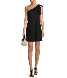 Antonio Melani Charlie Linen Blend One Shoulder Shift Dress | Dillard's One Shoulder Dress With Side Zipper For Spring, Sleeveless Asymmetrical Dress With Side Zipper For Summer, Elegant Asymmetrical Summer Dress With Side Zipper, Elegant Asymmetrical Dress With Side Zipper For Spring, Sleeveless Asymmetrical Summer Dress With Side Zipper, Luxury One-shoulder Mini Dress For Spring, Spring Cocktail One Shoulder Dress With Side Zipper, Formal Summer Dress With Side Zipper, Spring One-shoulder Dress With Side Zipper