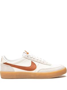 Shop Nike Killshot 2 low-top sneakers with Express Delivery - FARFETCH Trendy Shoes Men, Nike Custom White Sneakers With Logo Patch, Nike Leather Skate Shoes With Gum Sole, Orange Leather Skate Shoes With Branded Insole, Orange Leather Skate Shoes, Nike White Sneakers With Logo Patch, Nike White Sneakers With Logo Patch On Tongue, White Nike Sneakers With Logo Patch On Tongue, White Nike Sneakers With Logo Patch At The Tongue