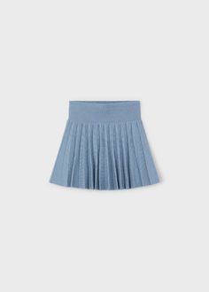 Elevate her style with this Mayoral Pleated Knit Skirt! Made with a blend of viscose, polyamide, and polyester, it's both stylish and comfortable. Perfect for any young girl looking to stand out while feeling amazing. Skirt With Bow, Checked Skirt, Pleated Knit, Checkered Skirt, Kids Events, Crib Shoes, Spring Shirts, Socks And Tights, Kids Sleepwear