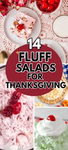 These quick and easy dessert salad recipes are best anda must-make this Thanksgiving & Christmas We've added all of our favorite flavors like Ambrosia, Cranberry Fluff, Strawberry Fluff and Watergate Salad. Cool Whip desserts are a breeze to make the the perfect recipes for holidays! Save this pin for later! Cranberry Fluff Recipe Thanksgiving, Cranberry Fluff Jello Salad, Whip Cream Salad Recipes, Thanksgiving Desserts Fruit Salad, Thanksgiving Marshmallow Salad, Hello Fluff Salad, Cherry Cool Whip Salad, Thanksgiving Salads Fruit, Cranberry Fluff Salad Cool Whip Easy