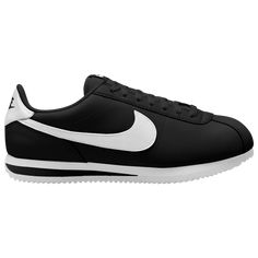 A Timeless Icon The Men's Nike Cortez is one of the earliest, and still most iconic, sneaker designs in Nike’s catalog. Originally created in 1972 by Nike co-founders Bill Bowerman and Phil Knight as one of the brand’s very first running shoes, the design was revolutionary for having more cushion than average running shoes of the era due to a thick foam midsole. It was originally released as a long-distance training shoe, but as running shoe technology progressed with the jogging and fitness boo Classic Nike Sneakers With Contrast Sole, Classic Nike Custom Sneakers With Rubber Sole, Classic Sports Sneakers With Gum Sole, Classic Nike Custom Sneakers With Gum Sole, Classic Nike Custom Sneakers With Cushioned Footbed, Classic Custom Sneakers With Rubber Sole For Streetwear, Black Classic Sneakers With Vulcanized Sole, Nike Vintage Leather Custom Sneakers, Vintage Nike Leather Custom Sneakers