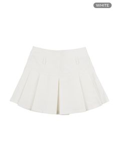 Product Detail Style : Street, Romantic Occasion : Back to school Detail : Pleats Print : Solid Material : Cotton, Spandex Length : Mini, High waist Cotton98 Spandex2 Color : Black, White, Beige, Light blue Made in Korea Model Size Model is wearing size S/M and the color Black. Height : 5'6" | 167cm / Top : S / Bottom : S (26 inch) .prddescription table, .prddescription td, .prddescription th { border : 1px solid black; border-collapse : collapse; padding: 10px; } Size(Inch) Size Waist Hip Thigh Fitted Mini Tennis Skirt For School Uniform, Trendy School Skort With Stretch, Trendy Stretch Skort For School, Trendy Stretch Tennis Skirt For School, Cotton Pleated School Uniform Mini Skirt, High Waist Stretch Mini Skirt For School, Fitted School Uniform Skirt, White Elastane Mini Skirt, Classic Fitted Cotton Skort