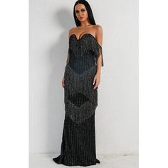 Black Fringe Evening Gown Parents Baby, Black Fringe, Look Your Best, Evening Gown, Hair And Nails, Wedding Events, Wedding Styles, Baby Fashion, Evening Gowns