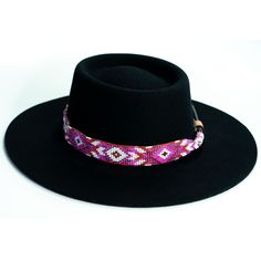 Price includes a Brigitte Sambboho hat & a Melrose hatband. Save 10% with this bundle. Select hat size. Hatband is one size fits all. Hatband is removable. The fanciest hat you will ever wear. Sambboho's Brigitte black hat is a dipped crown boater design with a custom trimmed genuine velvet black band. A structured and stiff short-brimmed boater style. Use to make an impression! Dipped crown oval boater hat in Black Trimmed with genuine Velvet Black Band Hat material: 100% soft Brazilian woo Pink Bohemian Fedora Hat, Adjustable Flat Brim Boater Hat For Country Events, Bohemian Pink Hat Band With Curved Brim, Adjustable Wide Brim Top Hat For Country Events, Pink Bohemian Hat Band With Curved Brim, Bohemian Wide Brim Pink Hat, Bohemian Pink Wide Brim Hat, Pink Bohemian Wide Brim Hat, Adjustable Pink Bohemian Fedora