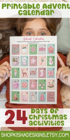 Kid Advent Calendar Printable Christmas Kid Activity Printable Countdown Days to Christmas Advent Activity Holiday Printable Christmas Game - Etsy Kid Advent Calendar, Kids Christmas Printables, Advent Calendar Printable, Kid Printables, Printable Advent Calendar, Advent For Kids, Printable Christmas Games, Advent Activities, Days To Christmas