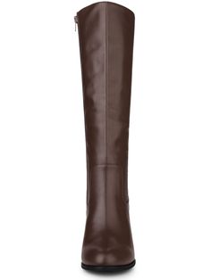 These Coffee Brown Faux Leather Knee High Boots are perfect for those winter months. They feature a durable leather material for long-lasting wear and are finished with a stylish, knee high design. Ideal for a variety of looks and occasions. Rubber sole Shaft measures approximately 14.2" from arch Boot opening measures approximately 10" around Heel Knee High Boots, Chunky Heels Casual, Leather Knee High Boots, Winter Knit Hats, High Design, Womens Chunky Heels, Red Leopard, Faux Leather Boots, Knee High Leather Boots