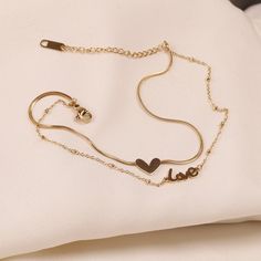 SPECIFICATIONSStyle: TRENDYShape\pattern: HeartOrigin: CN(Origin)Metals Type: CopperMetals Type: Stainless steelMaterial: MetalMaterial: Stainless SteelLength: 40cmItem Type: AnkletsGender: WomenFine or Fashion: FashionCN: GuangdongBrand Name: HOTPB Heart-shaped Metal Anklets For Gift, Heart-shaped Metal Anklets As Gift, Trendy Gold Heart-shaped Anklets, Gold Heart Anklets, Metal Anklet With Adjustable Chain As Gift, Adjustable Metal Anklets As Gift, Trendy Valentine's Day Gift Anklets, Foot Ornament, E Necklace