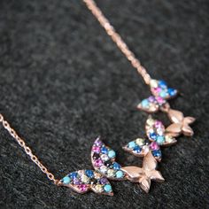 3 Butterfly Necklace symbolizes long life. In China, if two butterflies are seen flying together they are considered to be the perfect emblem of love.• Finish: 925k Sterling Silver / Rose • It's dainty and can be worn every day • A special piece you'll treasure • High quality materials and attention to detail • Our jewelry is designed With ?️ In NY H O W ∙ T O ∙ O R D E R It’s easy as 1, 2, 3! 1. Select your loved option from the dropdown menu 2. Add to your cart and move on to checkout I T E M Two Butterflies, Flying Together, Necklace Butterfly, Butterfly Pendant Necklace, Butterfly Charm, Butterfly Necklace, Butterfly Pendant, Move On, Silver Roses