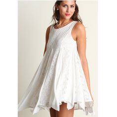 Sleeveless Ruffles And Lace Dress Cotton Blend Sizing: [Small(2-4), Medium(6-8), Large(10-12)] Spring Lace A-line Sleeveless Dress, Spring A-line Sleeveless Lace Dress, Elegant Flowy Sleeveless Sundress, White Flowy Sleeveless Party Dress, Flowy White Sleeveless Dress For Party, White Flowy Sleeveless Dress For Party, Flowy A-line Sleeveless Dress For Garden Party, Flowy Sleeveless Dress For Garden Party, Flowy Sleeveless Sundress For Garden Party