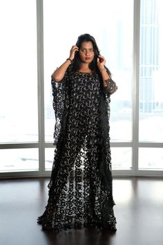 Black maxi dress Gold Floor-length Abaya For Evening, Long Maxi Dress With Sheer Sleeves For Evening, Gold Floor-length Party Abaya, Glamorous Gold Dress For Eid, Festive Long Dress Kaftan For Party, Sheer Long Maxi Dress For Evening, Floor-length Evening Kaftan For Eid, Black Maxi Dress For Eid, Festive Party Long Dress Kaftan