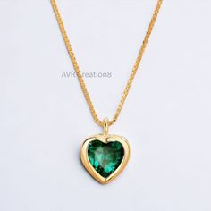 Heart Shape Emerald Bezel Set Necklace Pendant, 925 Sterling Silver, May Gemstone Pendant, Dainty Birthstone Pendant, Anniversary Gifts *Metal :- 925 Sterling Silver *Metal Color :- White Yellow & Rose- As per your request *Diamonds:- Cubic Zirconia *Colour Clarity ;- VVS1/ Colour Less *Premium Materials: Crafted from genuine 925 Sterling Silver for durability and timeless elegance. *Brilliant  : Lab-created stones with exceptional brilliance, rivaling natural diamonds in sparkle and clarity. *S Heart-shaped Emerald Jewelry For Valentine's Day, Valentine's Day Heart Shaped Emerald Jewelry, Gold Emerald Heart Pendant Jewelry, Emerald Heart Gemstone Necklace, Heart-shaped Emerald Necklaces As A Gift, Heart Shaped Emerald Necklace As A Gift, Heart-shaped Emerald Necklace As A Gift, Emerald Heart Shaped Gemstone Necklace, Heart-shaped Emerald Gemstone Necklace