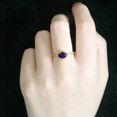 Holiday Notice: We will be on holiday from Feb 6 to Feb 15 for the Spring Festival. Orders will be shipped after we resume work. Lapis Lazuli Ring, Lapis Promise Ring, Vintage Engagement Ring, Natural Lapis Lazuli Ring, Dainty Promise Ring, Deep Blue Gemstone Ring Features * Made to Order. * Material: 925 Silver * Gold Color: Yellow Gold * Stone Type: Natural Lapis Lazuli & CZ * For the material option sterling silver, it means it's made in sterling silver with gold plated on surface, and th Blue Gemstone Flower Ring Gift, Sapphire Open Ring Gift, Sapphire Birthstone Open Ring Gift, Sapphire Open Ring Birthstone Gift, Elegant Sapphire Opal Ring For Gift, Gift Blue Gemstone Flower Ring, Royal Blue Gemstone Promise Ring, Elegant Blue Opal Birthstone Ring, Sapphire Gemstone Rings For Gift