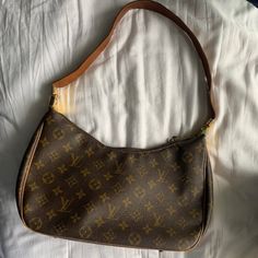 Vintage Louis Vuitton Shoulder Bag. One Owner. Good To Very Good Condition. Saks Fifth Avenue Label Inside. Brown Monogram Print. Shoulder Strap Replaced By Designer Handbag Specialist About 5 Years Ago Using Vintage But Unused Louis Vuitton Leather. Sac Noe Louis Vuitton Vintage, Thrift Outfit, Louis Vuitton Hobo Bag, Shoulder Bag Aesthetic, Fall Thrift, Vintage Louis Vuitton Handbags, Louise Vuitton, Lv Shoulder Bag, Life Vibes