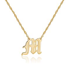 Some wear their hearts on their sleeve - we wear it around our necks. Our classic script initial necklace is a near and dear staple. 14k gold vermeil and a true, easy layer. Adjustable at 16", 17" and 18" Singapore Chain 14k gold vermeil pendant, chain and finishes Nickel-, brass-, and lead-free Script Initial, Gold Vermeil Jewelry, Gold Alloys, Vermeil Jewelry, Gold Piece, Silver Plated Jewelry, Solid Gold Jewelry, Old English, Gold Filled Jewelry