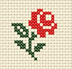 Mini Rose, Easy Cross Stitch Pattern Easy cross stitch pattern to add some vintage charm to your space. Look no further than this Mini Rose design! With its shabby chic style and tiny modern x stitch, this pattern is perfect for creating unique embroidery wall art that will be sure to impress your guests. Aida: 14 count ( 5,5 per cm) Pattern Size: 16 x 18 stitches Finished Size: 1.1 x 1.2 inches ( 3 x 3 cm ) Fabric Color: Antique White (101) Note: This listing is for a digital cross-stitch patte Rose Cross Stitch Pattern, Decoration Shabby, Easy Cross Stitch, X Stitch, Tiny Cross Stitch, Easy Cross Stitch Patterns, Embroidery Wall, Embroidery Wall Art, Easy Cross