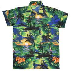 Casual and unique hawaiian shirt for St. Patrick's day!! Aloha Party, Men Closet, Vacation Wardrobe, Spring Wear, Beach Casual, Holiday Vacation, Travel Beach, Mens Spring, Vacation Beach