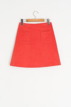 A- Line Two Pocket Corduroy Skirt, Carrot Corduroy Skirt, Womens Skirt, That Look, Mini Skirts