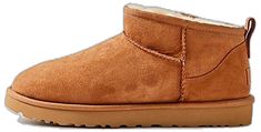 Overlock Stitch, Ugg Classic Ultra Mini, Ugg Classic, Break In, Silhouette Cut, Classic Silhouette, Soft Suede, 4 H, Chestnut