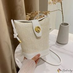 Bird in Bag - Woven small bags women's bags new sense of straw bucket bag fashion crossbody bag small package Spring Travel Crossbody Straw Bag, Spring Beige Straw Bag With Mobile Phone Holder, Beige Straw Bag With Mobile Phone Bag For Spring, Beige Straw Bag With Mobile Phone Pocket For Spring, Beige Straw Bag With Mobile Phone Holder For Spring, Trendy Beige Straw Bag With Mobile Phone Bag, Summer Straw Tote Bag With Mobile Phone Holder, Chic Straw Tote Bag With Mobile Phone Pocket, Chic Straw Tote Bag With Mobile Phone Holder