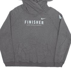 Item is in good used condition. Drawstring is missing. >Size: XL >Armpit To Armpit: 23" >Armpit To Cuff: 19" >Collar To Hem: 26" Long Sleeve Moisture-wicking Sports Hoodie, Nike Long Sleeve Moisture-wicking Hoodie, Usa Hoodie, Russell Athletic, Grey Pullover, Wholesale Shoes, Grey Hoodie, Beauty Bag, Cardigan Coat