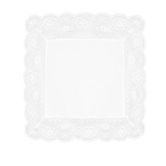 This is a really fun way to use a white lace handkerchief. This would make a perfect gift for a bride or bridesmaids. You can also get them embroidered with the wedding date or name to make it extra special. Made of Cotton Elegant White Handkerchiefs With Lace Work, Elegant White Handkerchiefs With Crochet Lace, Classic Handkerchiefs With Lace Trim As Gift, Elegant White Handkerchiefs For Bridal Shower, Elegant White Handkerchiefs For Wedding Gift, Elegant White Lace Handkerchiefs, Lace Wedding Handkerchiefs With Lace Trim, Lace Wedding Handkerchiefs With Lace Work, Wedding Lace Handkerchief With Lace Work