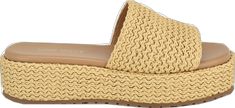 Trendy Woven Leather Beach Sandals, Trendy Square Toe Wedge Sandals For Summer, Chic Beige Woven Mules, Trendy Summer Wedge Sandals With Square Toe, Spring Straw Mules, Spring Natural Woven Slides, Natural Color Woven Slides For Spring, Trendy Straw Sandals For Day Out, Chic Square Toe Sandals For Vacation