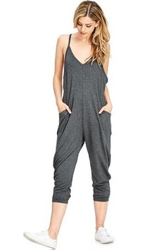 Solo Cropped Jumpsuit – Pink Ice Comfortable Fall Loungewear Jumpsuits And Rompers, Comfortable Leisure Overalls And Rompers, Athleisure Jumpsuits And Rompers With Pockets For Loungewear, Baggy Loungewear Jumpsuits And Rompers With Pockets, Relaxed Jumpsuits And Rompers With Pockets For Loungewear, Cotton Jumpsuits And Rompers With Side Pockets For Lounging, Casual Gray Jumpsuits And Rompers For Loungewear, Fall Jumpsuits And Rompers With Pockets For Lounging, Gray Jumpsuits And Rompers For Fall Loungewear