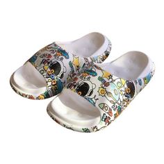 Try out The Nita Open-Toe EVA Slides which are extremely trendy, comfy, and stylish. Made with fine materials, these slides are a great match for every occasion or for a casual outing. If you are off to a beach vacation or a pool party, then these would be the perfect solution that your feet need to look and feel great! FEATURES: Style: Open-toe Design: Nita Slides. Super soft and comfy. Thick platform sole. Sole material: EVA Vamp material: EVA COMFORTABLE MATERIAL: The Premium Slides are made Casual Breathable Slides, Casual Non-slip Slides, Comfortable Casual Slides For Leisure, Casual Comfortable Slides For Leisure, Comfortable White Casual Slides, Breathable Casual Slides, Casual Breathable Comfortable Slides, Astronaut Bear, Toe Designs